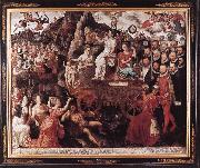CLAEISSENS, Pieter the Younger Allegory of the 1577 Peace in the Low Countries dfg oil painting on canvas
